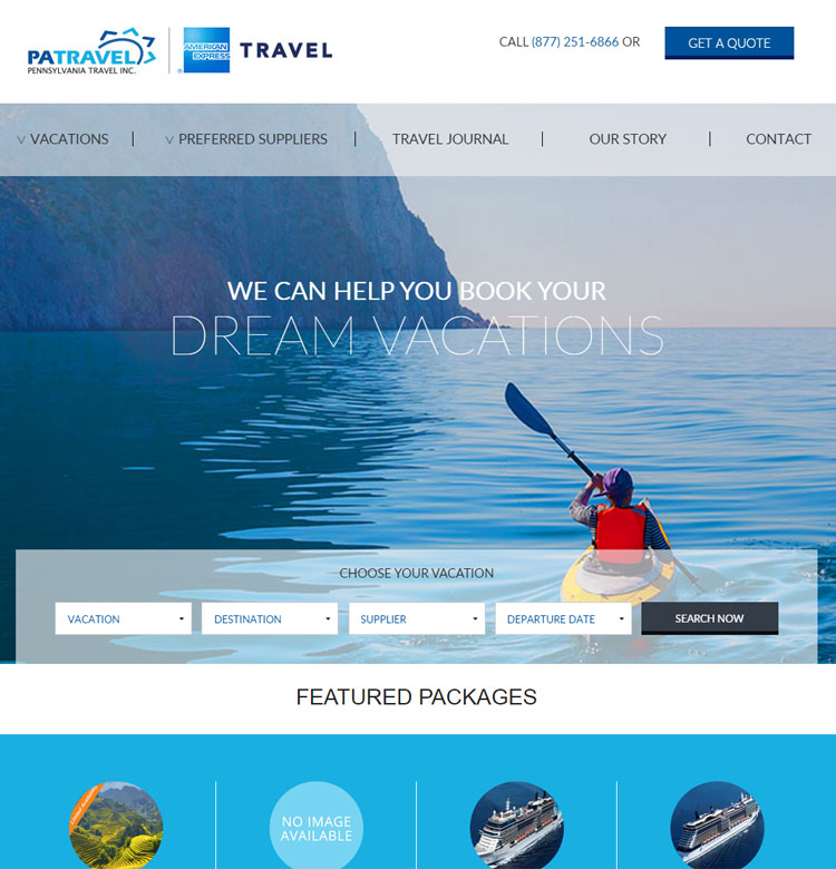 PATravel on the browser